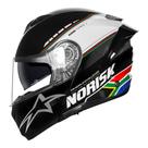 Capacete Norisk Force 2 Grand Prix África do Sul Brilhante Tamanho:56