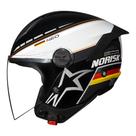 Capacete Norisk Neo Grand Prix Germany Vermelho Cor:Preto+VermelhoTamanho:60Gênero:Masculino Capacete Norisk Neo Grand Prix Germany Vermelho Cor:Preto+VermelhoTamanho:60Gênero:Masculino