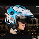 Capacete Norisk Orion SV Danger Blue Tamanho:60Cor:Azul Capacete Norisk Orion SV Danger Blue Tamanho:60Cor:Azul
