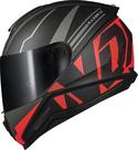 Capacete norisk razor full preto fosco vermelho