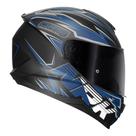 Capacete Norisk Razor Ghost Masculino Moto Azul Moto Fechado