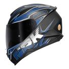 Capacete Norisk Razor Ghost Preto e Azul Fosco Tamanho:XL