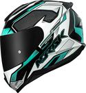 Capacete Norisk Razor Speedmax Preto Verde Branco 62/XL