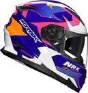 Capacete Norisk Soul Ff302 District Branco Rosa Azul Laranja