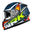 Capacete Norisk Soul II Control Azul e Laranja Tamanho:62