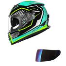 Capacete Norisk Soul II Factor Preto e Amarelo Mais Viseira Camaleão Tamanho:56 Capacete Norisk Soul II Factor Preto e Amarelo Mais Viseira Camaleão Tamanho:56