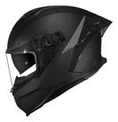 Capacete Norisk Strada 2 Monocolor Preto Fosco Com Oculos Desenho:Monocolor/PretoTamanho do capacete:58Cor:PretoGener
