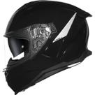 Capacete Norisk Strada 2 Preto Brilhante Com 2 Spoilers