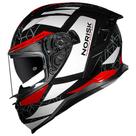 Capacete Norisk Strada II Evoque Preto/ Branco/ Vermelho