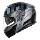 Capacete Norisk Vortex Time Preto e Cinza Tamanho:62