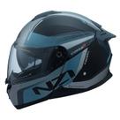 Capacete NZI Combi 3 Duo Daily Preto/Azul/Anthracite 60