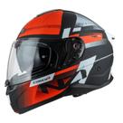 Capacete NZI Combi 3 Duo Metric Preto/Vermelho/Branco 58
