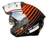 Capacete Of669 Range Preto Laranja Gp Tech