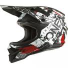 Capacete Oneal 3Series Scarz V.22 Vermelho