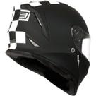 Capacete Origine Dinamo Contest fechado Branco/Preto Fosco