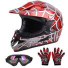 Capacete Oumurs DOT Youth Dirt Bike Kids 5-14 com luvas e óculos Capacete Oumurs DOT Youth Dirt Bike Kids 5-14 com luvas e óculos