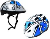Capacete Para Bike Skate e Patins Azul e Branco Bel Sports - Interior em EPS - Tamanho G - 409200