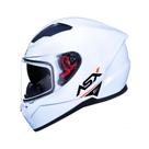 Capacete Para Moto Asx Com Óculos Interno City Solid fosco com Viseira cristal Capacete Para Moto Asx Com Óculos Interno City Solid fosco com Viseira cristal