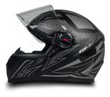 Capacete Para Moto Fw3 Gt2 Preto Fosco Tamanho 60 Capacete Para Moto Fw3 Gt2 Preto Fosco Tamanho 60