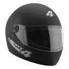 Capacete Para Moto Integral Pro Tork Liberty Four Preto-fosco Solid Tamanho 58