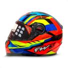 Capacete Para Motociclista Com Várias Cores Modelo GTX Fox - FW3
