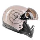 Capacete Peels F21 North Branco Aberto Queixeira Moto