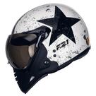 Capacete Peels F21 Old Tank Branco Preto