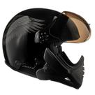 Capacete Peels F21 Sword Preto Aberto Queixeira Moto