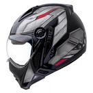 Capacete Peels Mirage Steel Preto Vermelho Capacete Peels Mirage Steel Preto Vermelho