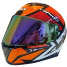 Capacete Peels Spike 2 1st Preto Vermelho Brilho + Camaleão