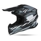 Capacete Preto/Cinza Ims Revo Motocross Trilha Enduro