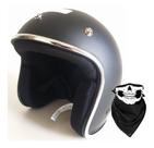 Capacete Pro Tork Compact Preto + Bandana Skull Riders Tam. 58