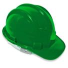 Capacete Proteção Com Carneira Verde - Plastcor
