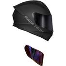 Capacete Race Tech Hit Monocolor Preto Fosco Mais Viseira Camaleão Vermelha Capacete Race Tech Hit Monocolor Preto Fosco Mais Viseira Camaleão Vermelha