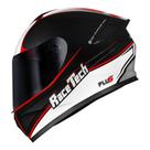 Capacete Race Tech Hit Plus Preto Vermelho Branco TAMANHO:56Genero:UnissexCor:Preto