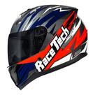 Capacete Race Tech Sector Electro Titanium Laranja Brilho