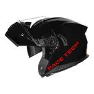 Capacete Race Tech Signal Monocolor Preto Brilhante Tamanho:62