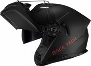 Capacete Race Tech Signal Monocolor Preto Fosco