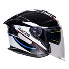 Capacete Racer1 Rc3 Wind-R Horizon Preto Branco Vermelho Azul