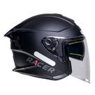 Capacete Racer1 Rc3 Wind-R Monocolor Preto Fosco
