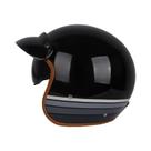 Capacete Retro Masculino Cafe Racer Aberto Certificado DOT Acessórios Para Motocicleta