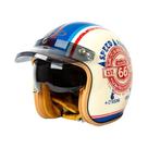 Capacete Retro Masculino De Inverno, Estilo Americano, Três Quartos Para Motocicleta