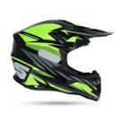 Capacete Revo Ims Preto/Flúor Motocross Trilha Enduro