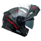 Capacete Robocop Moto Bieffe B-Dynamic Attractie Vermelho