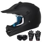 Capacete Roozo FF601-2 Juvenil para Motocross com Certificação DOT