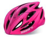 Capacete Rosa Ciclismo/skate/patins Bike Leve Com Óculos