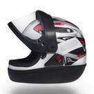 Capacete San Marino 62 Branco Grafic Taurus