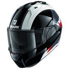 Capacete Shark Evo Es Endless Branco Pret Vermelho Capacete Shark Evo Es Endless Branco Pret Vermelho