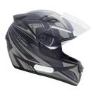 Capacete Spark Flash Ebf Preto Fosco Prata