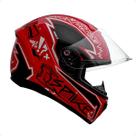 Capacete Spike Ii Stk Vermelho Preto ~ Peels